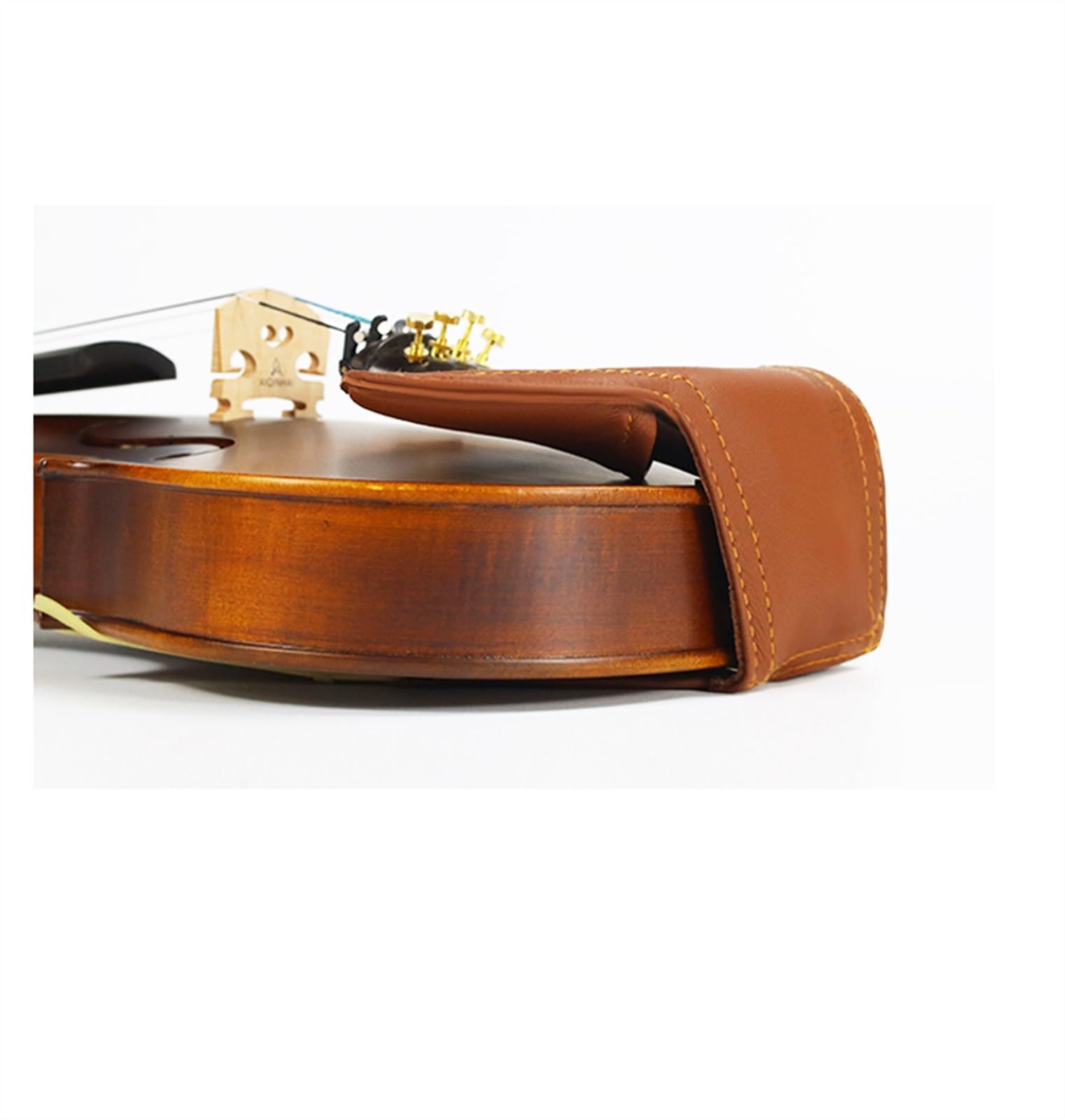 Mentoniera Pelle di pecora Violino Spalliera Accessori Software Rest pezzi di ricambio per violino (Size : 3/4 4/4)