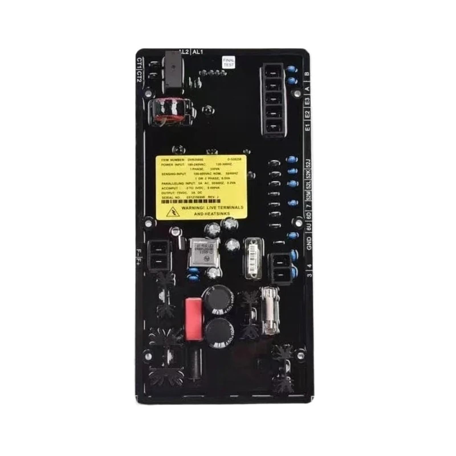 CBRBLCIUL 1pcs Generator AVR DVR2000E Alternator Automatic Voltage Regulator BE2000(BE2000)