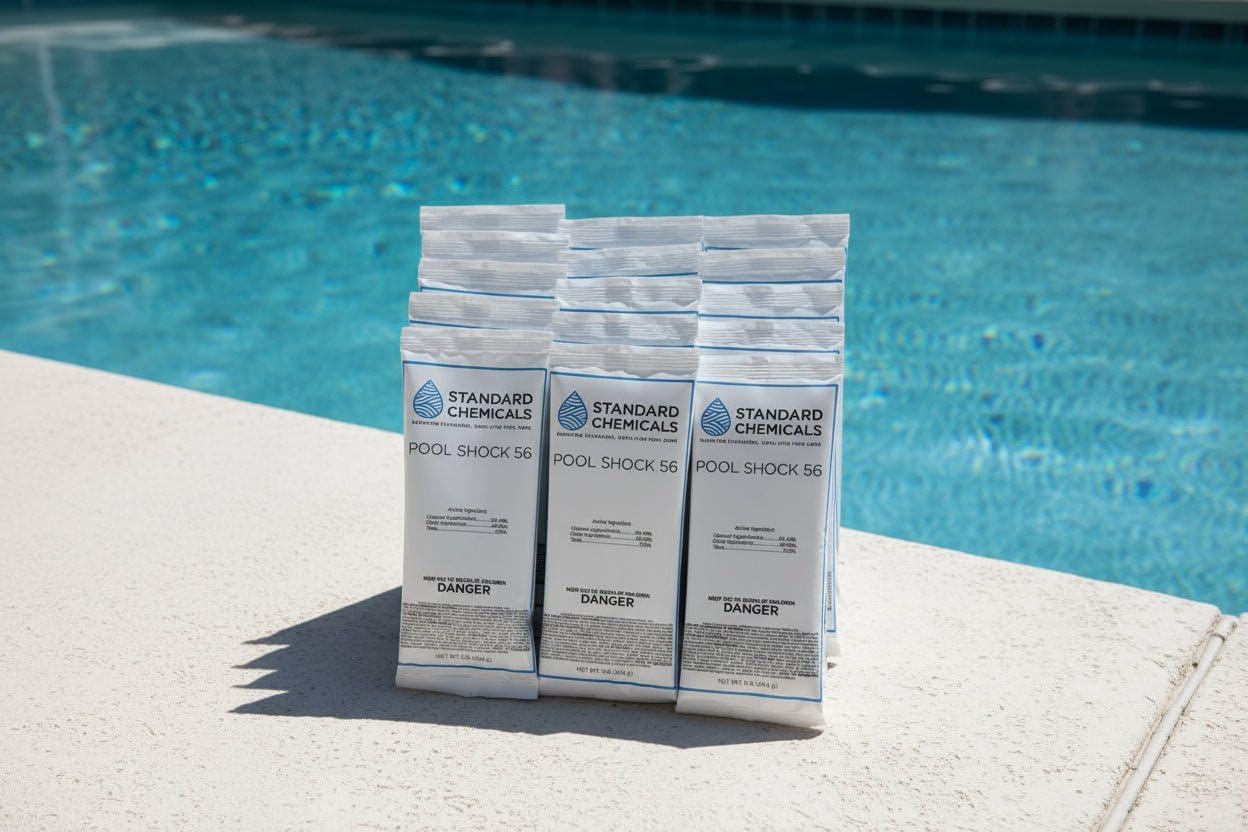 15 lb Bucket (15 x 1 lb Bags) of 56% Calcium Hypochlorite Pool Shock