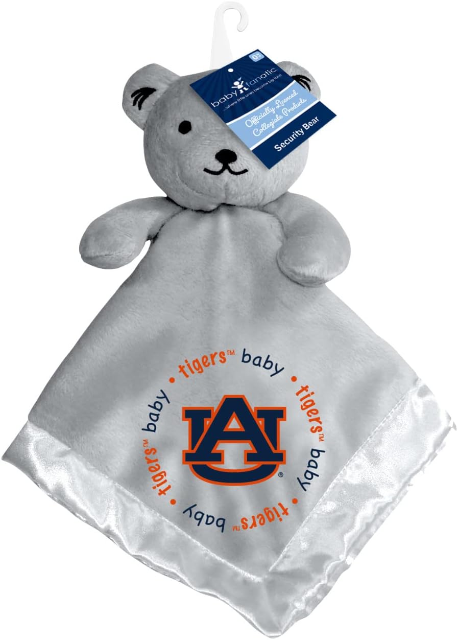 Baby Fanatic NCAA Auburn Tigers Security Bear Blanket, One Size, Gray - Image 2