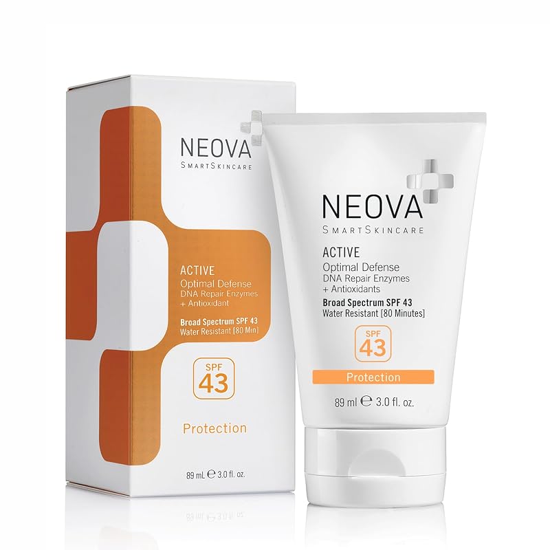 Protetor solar corporal NEOVA SmartSkincare Active 90 mL FPS 43 com zinco e octinoxato