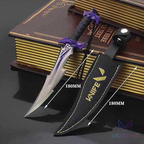 Miniatura 3 de Superbuybox Valorant Artes Marciales Cuchillo de Armas Colección Juego Decoración de Escritorio Habitación Mochila Colgante Regalo (Valorant Reaver