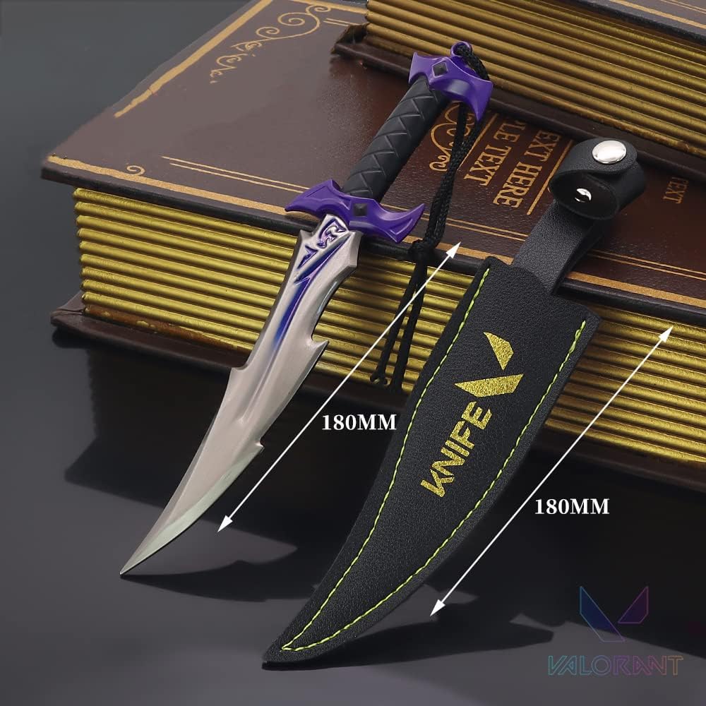 Valorant リーヴァー ナイフ Amazon.com: Chewmeter Game Valorant Reaver Knife Dagger Model