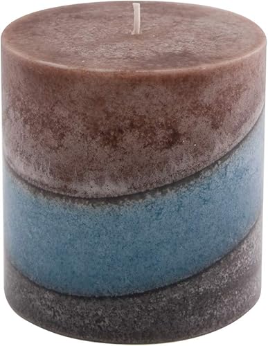 Wicks N More Vela perfumada de pilar de Seaglass (3x3)