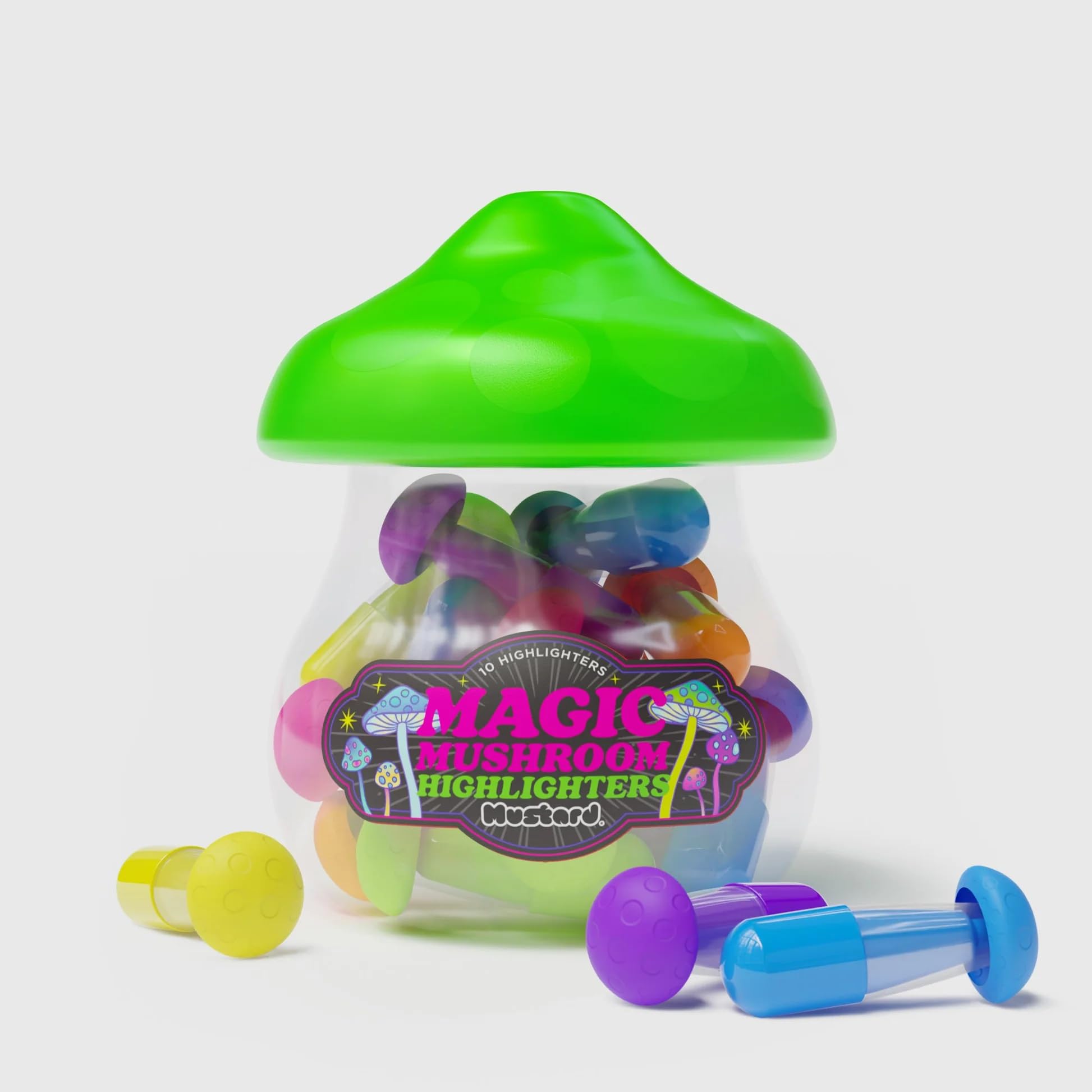 Magic Mushroom Highlighters - Mustard London