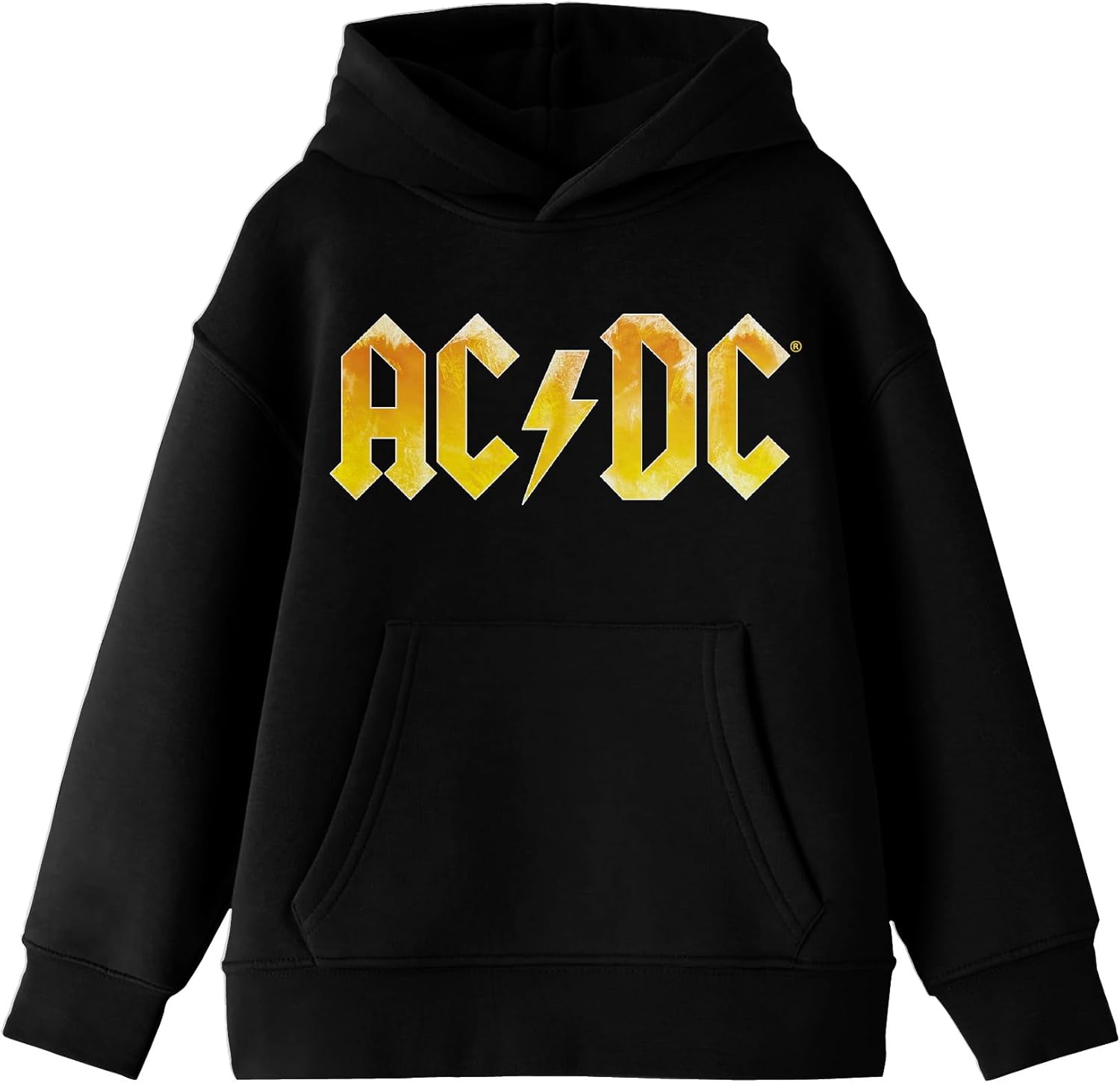 Bioworld ACDC Logo Boy's Black Graphic Hoodie