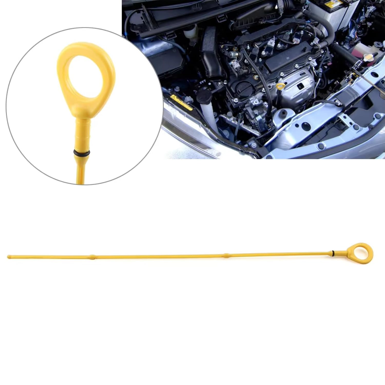 Oil Dipstick Engine Replacement Transmissions for Yaris 1.3 2003-2005 | Compatible with Toyota, 153010J020, Accurate Reading, Heat Resistant, Clear Markings, Easy Installation