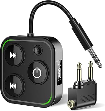 2026 Pro Bluetooth Transmitter Receiver for Airplane /TV/Car/Home Stereo