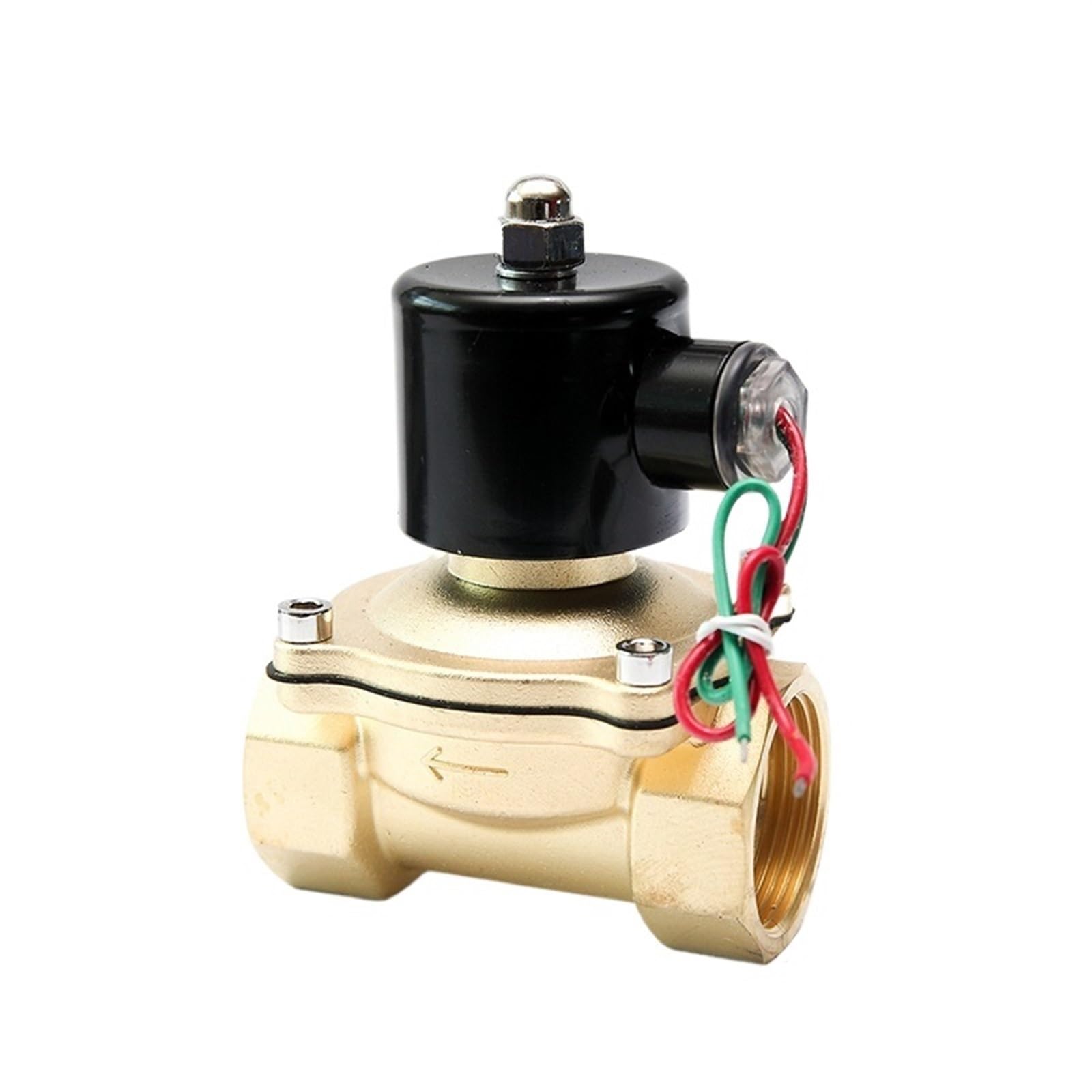 JNURGWLYH 1" Solenoid Valve 230V Normally Closed Brass 220V 12V 24V 110V Solenoid Valve(BSP-240VAC)