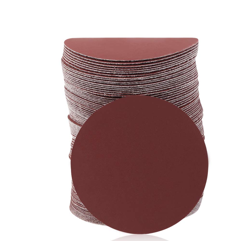 SPEEDWOX100pcs Sanding Discs 3 inch Sandpaper 2000 Grit Hook and Loop Sanding Discs for Drill Grinder Rotary Tools No Hole