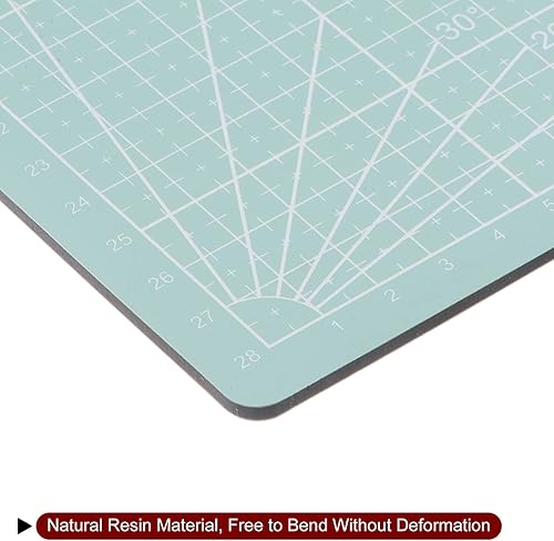 Vista 5 de HARFINGTON Alfombrilla de corte autorreparable A3 de 18 x 12 pulgadas, tabla de cortar de doble cara para manualidades, trabajo de arte, corte