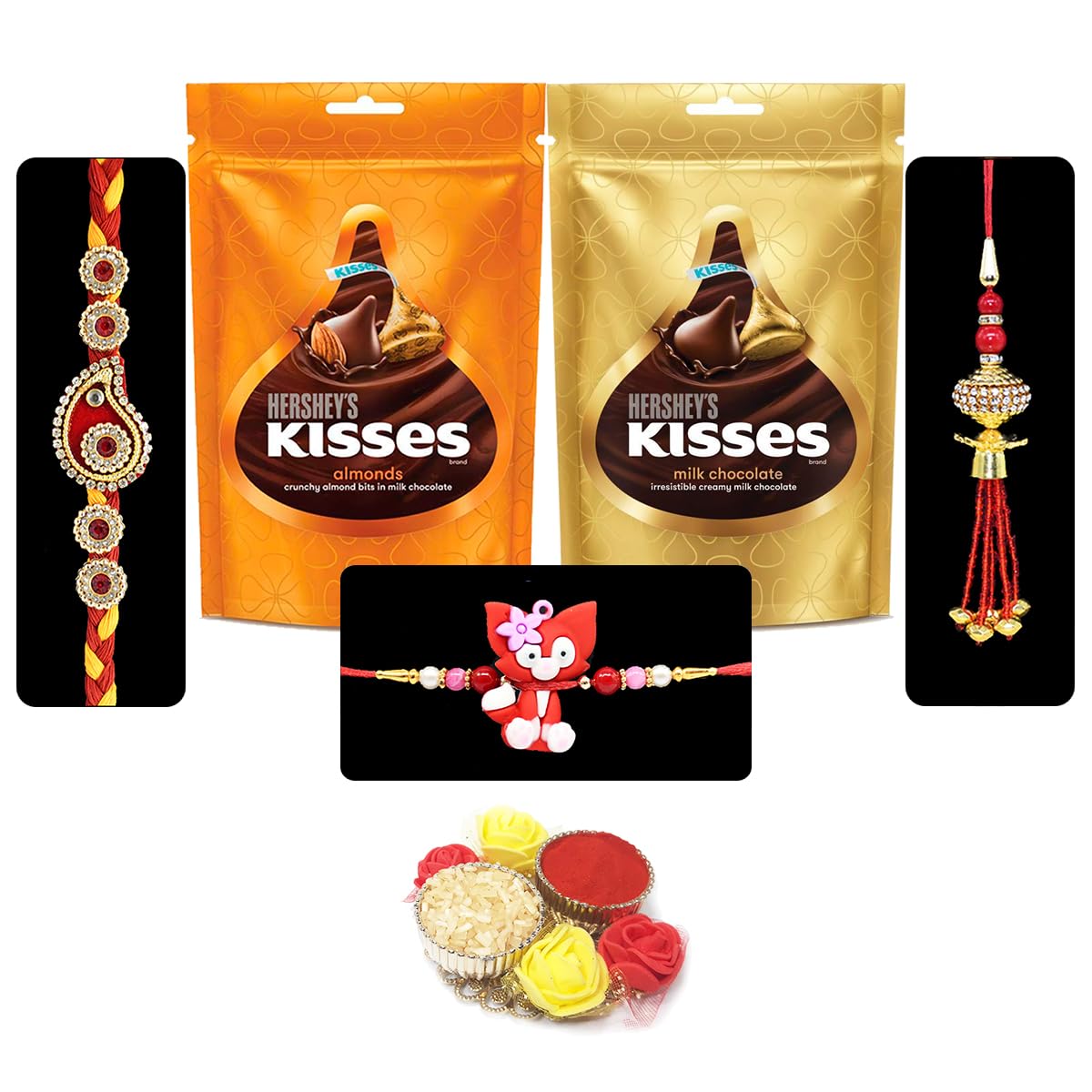 Natali Traders Family Rakhi Set of 3 with Chocolate Gift Pack of 2 - Rakhi for Brother - Designer Lumba Rakhi for Bhabhi - Cartoon Rakhi for Kid - Rakhis for Rakshabandhan Set Combo (B0D5YTDPT9) Amazon Price History, Amazon Price Tracker