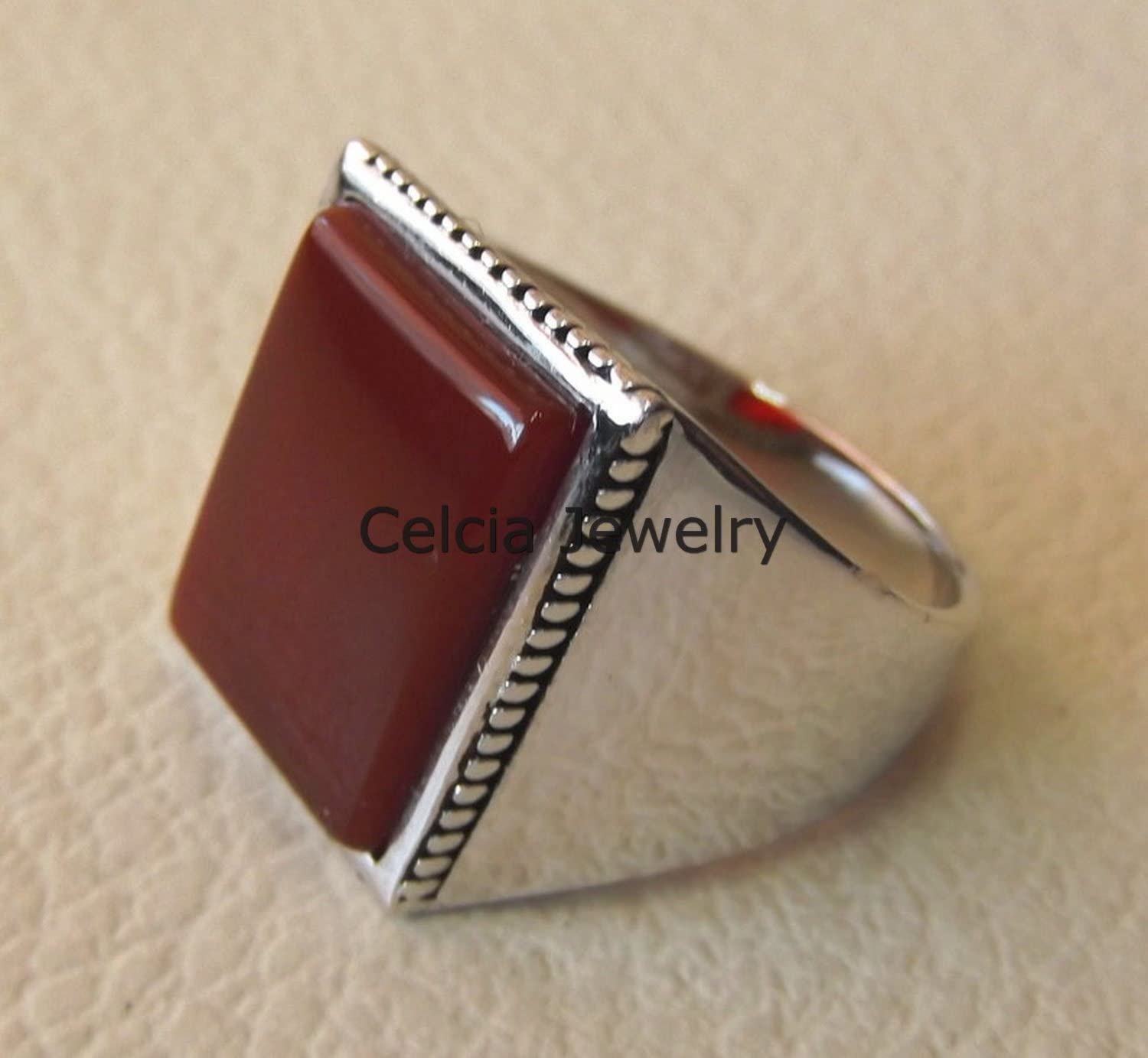 Rechteckiger flacher Ring aus natürlichem Edelstein, atemberaubender Ring, Statement-Ring, ultimativer Ring, exklusiver Ring, perfekter Ring, entzückender Ring, Vatertagsgeschenke