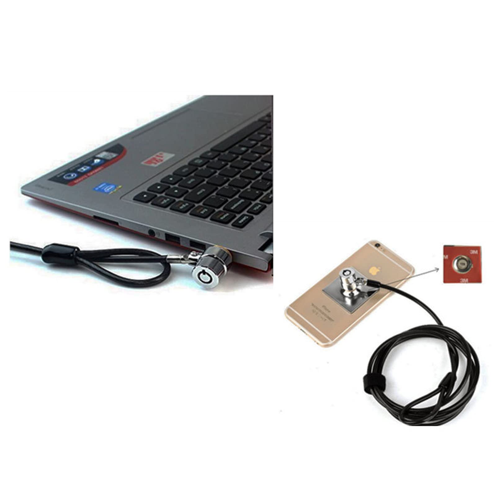 LAPTOPSLOT KEN UNI 3-IN-1 UNIVERSEEL MET SLEUTEL