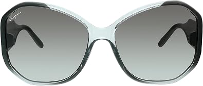 Salvatore Ferragamo Geometric Sunglasses SF942S 007 Gray Gradient 61mm 942