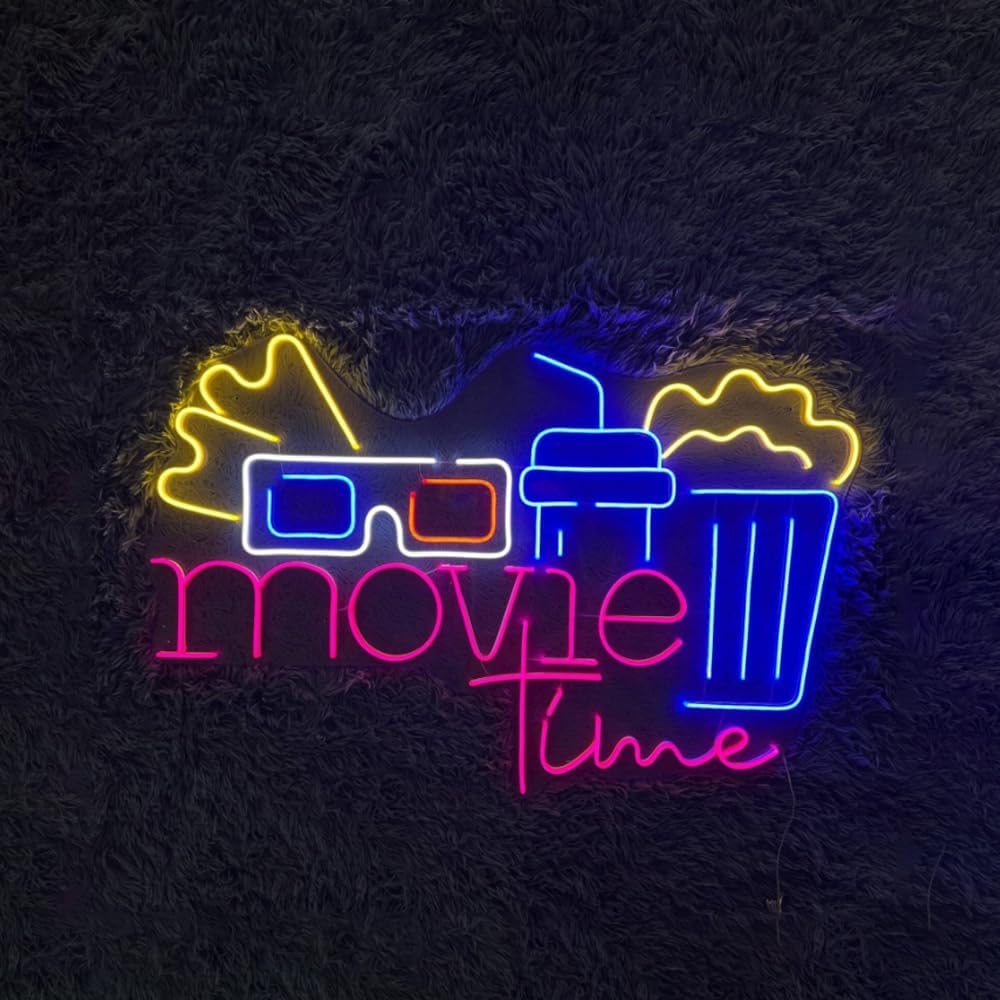 LED Sign Snack Neon Signs Food Led Lights Shop Wall Decorative Popcorn Lamps Pizza Burger Tacos Decoration Light USB Brightness Adjustable