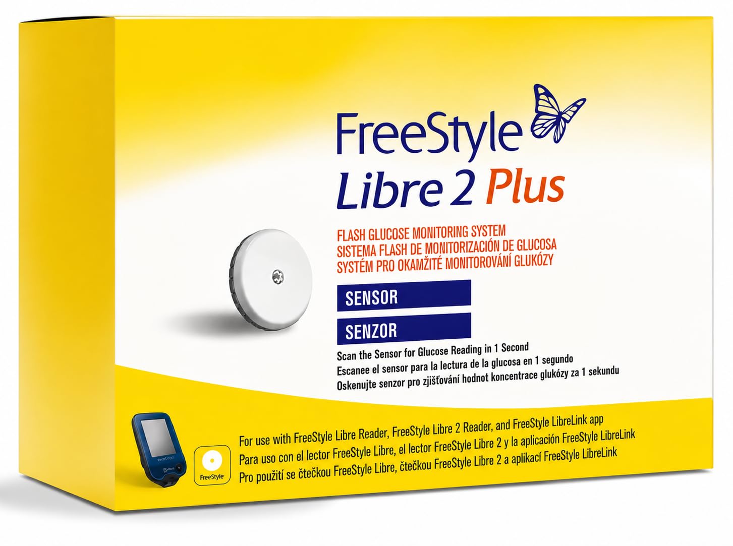 Abbott FreeStyle Libre Sensor for diabetes monitoring CGM for UK - white (Libre 2 + (Plus))-picture-22