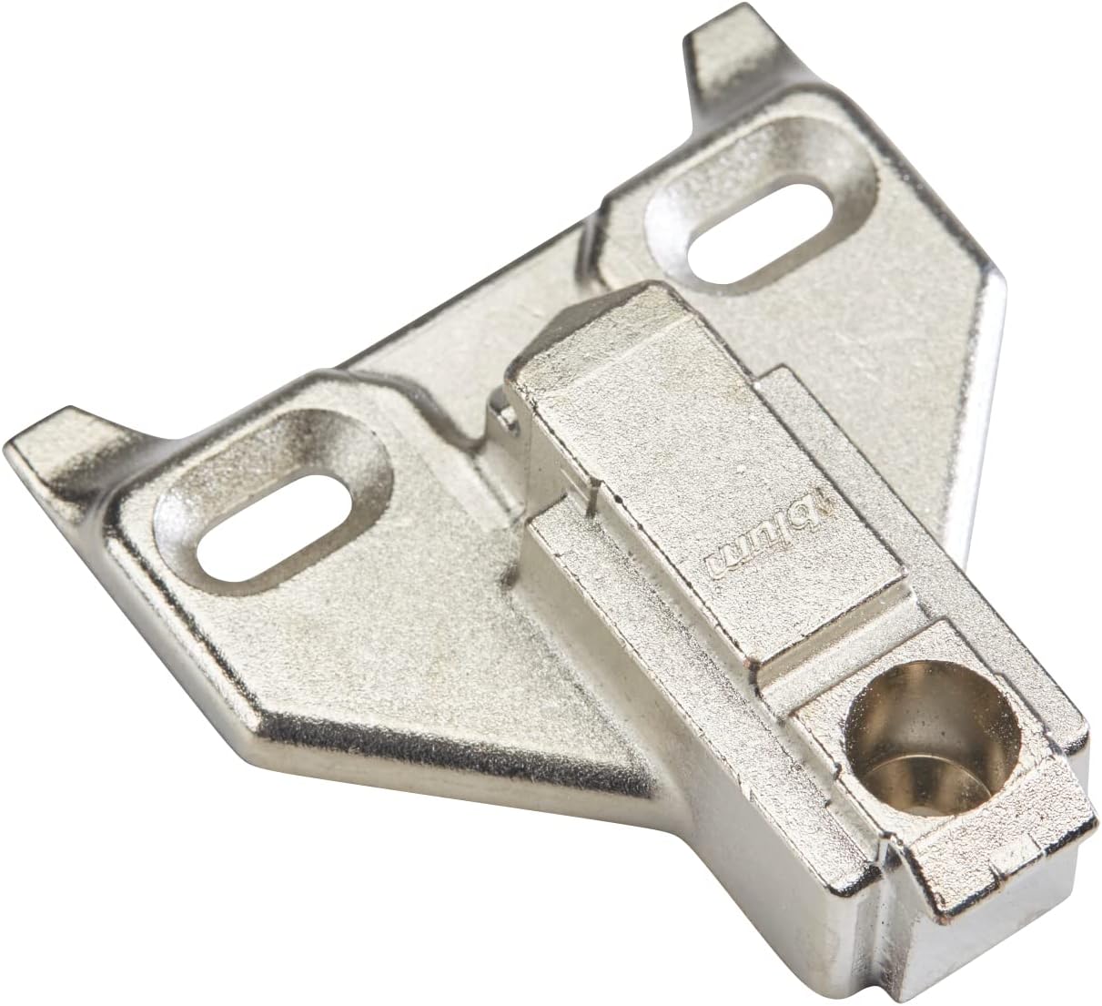 175L6660.22 6mm Face Frame Clip Mounting Plate, Nickel Plated