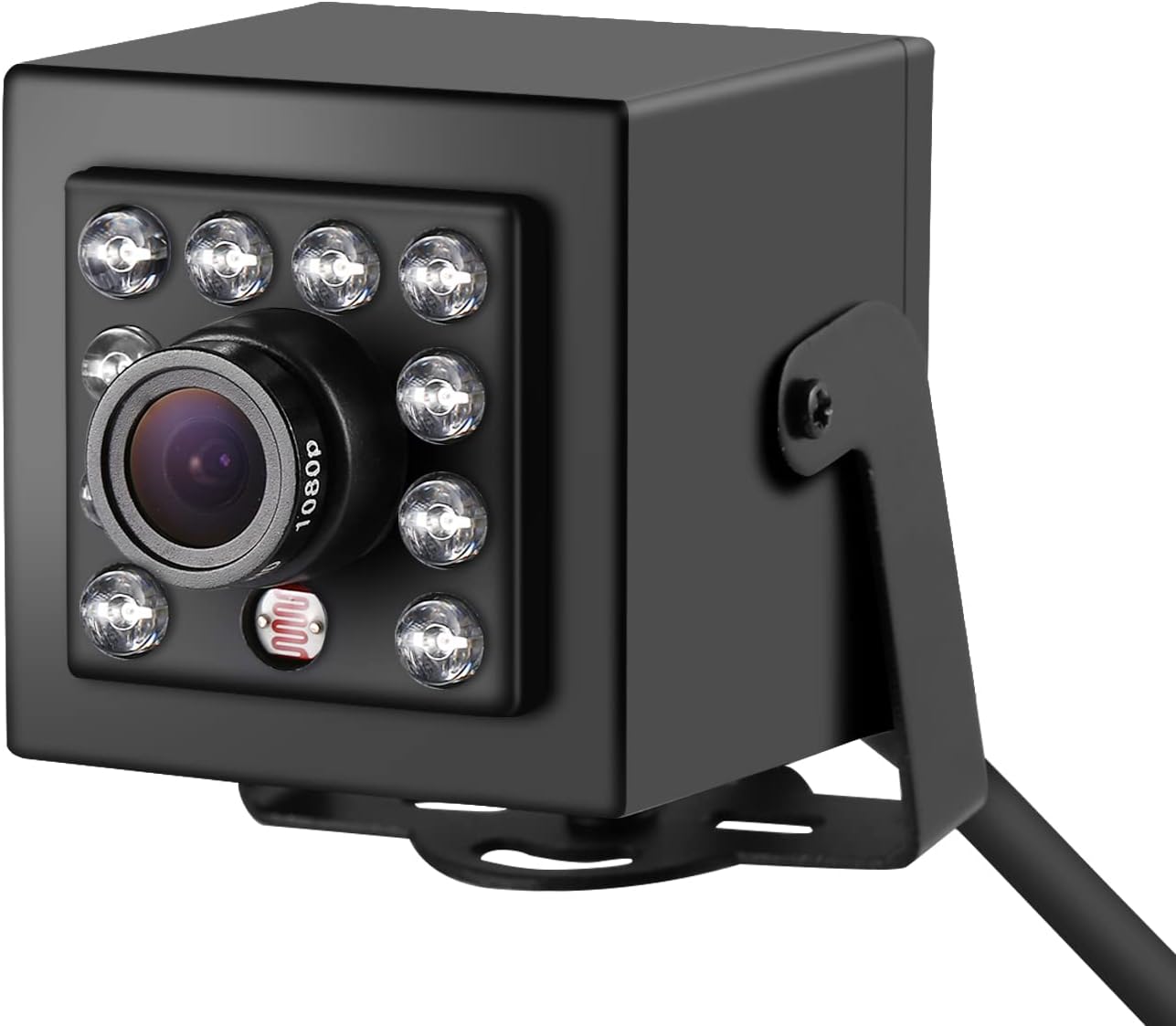 Revotech TSEYE Mini POE IP Camera, HD 5MP 3.6mm Lens Indoor Security Camera 10PCS LEDs IR Night Vision P2P Remote View CCTV Video Cam H.265/H.264 (I708-POE Black)