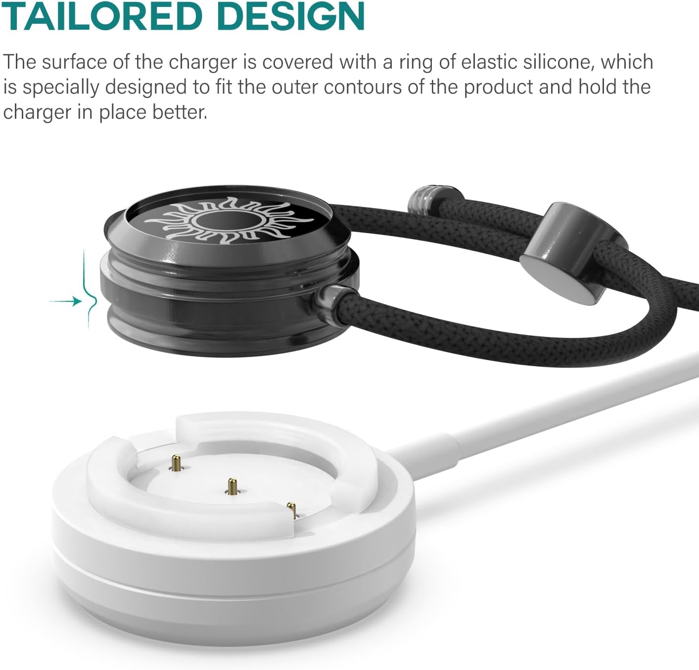 TUSITA Charger Cable Compatible with TOTWOO Bracelet, 2-Pack,1M - Image 5