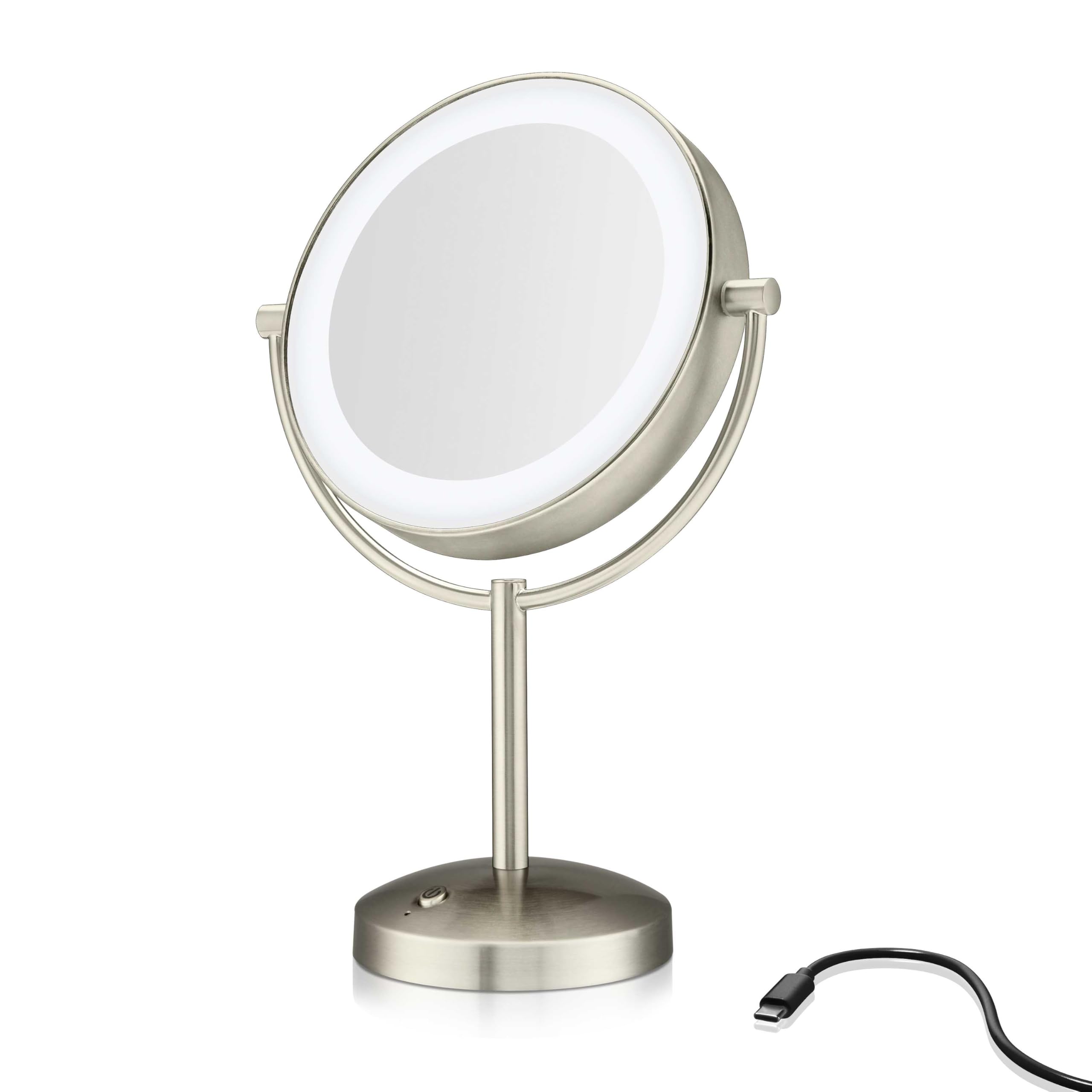Miroir LED grossissant 10X pour réussir vos tracés de précision sans fatigue oculaire