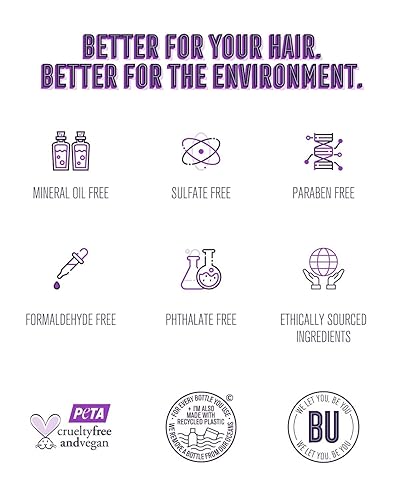 Miniatura 5 de Mascarilla capilar morada para cabello rubio platino y plateado  Desvanece los tonos amarillos Mascarilla azul para reducir los tonos cobrizos y