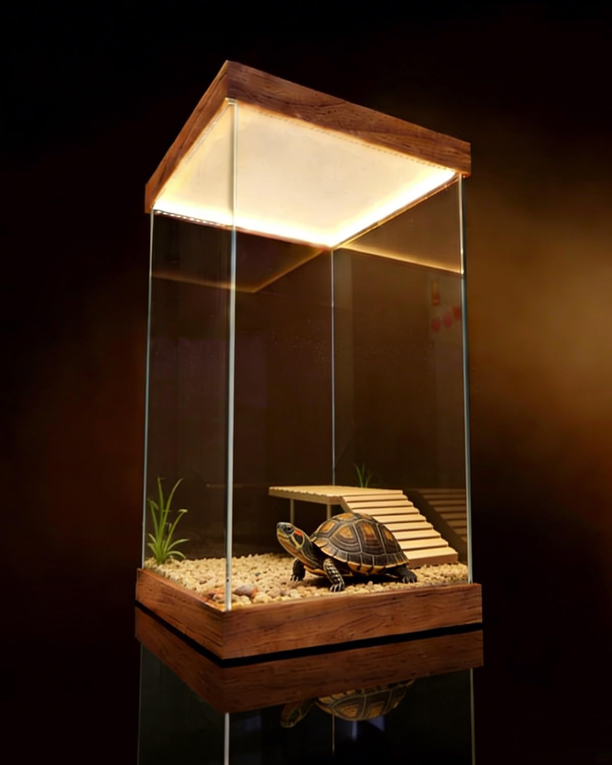15 20 25 30 35 40 45 50 55 60 65 70 cm Narrow Show Box Storage with Lid, Rectangular Clear Acrylic Collectibles Case with Led, Countertop Display Bins(25x25x30cm(10x10x12in))