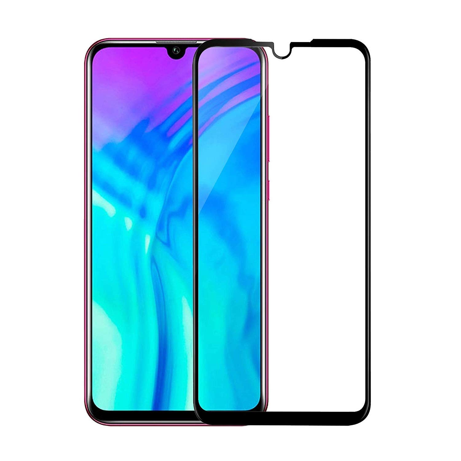 Plus 3D Edge Full Glue Front Body Cover Tempered Glass Screen Protector for Honor 20i - Black (B082Y2V47K) Amazon Price History, Amazon Price Tracker