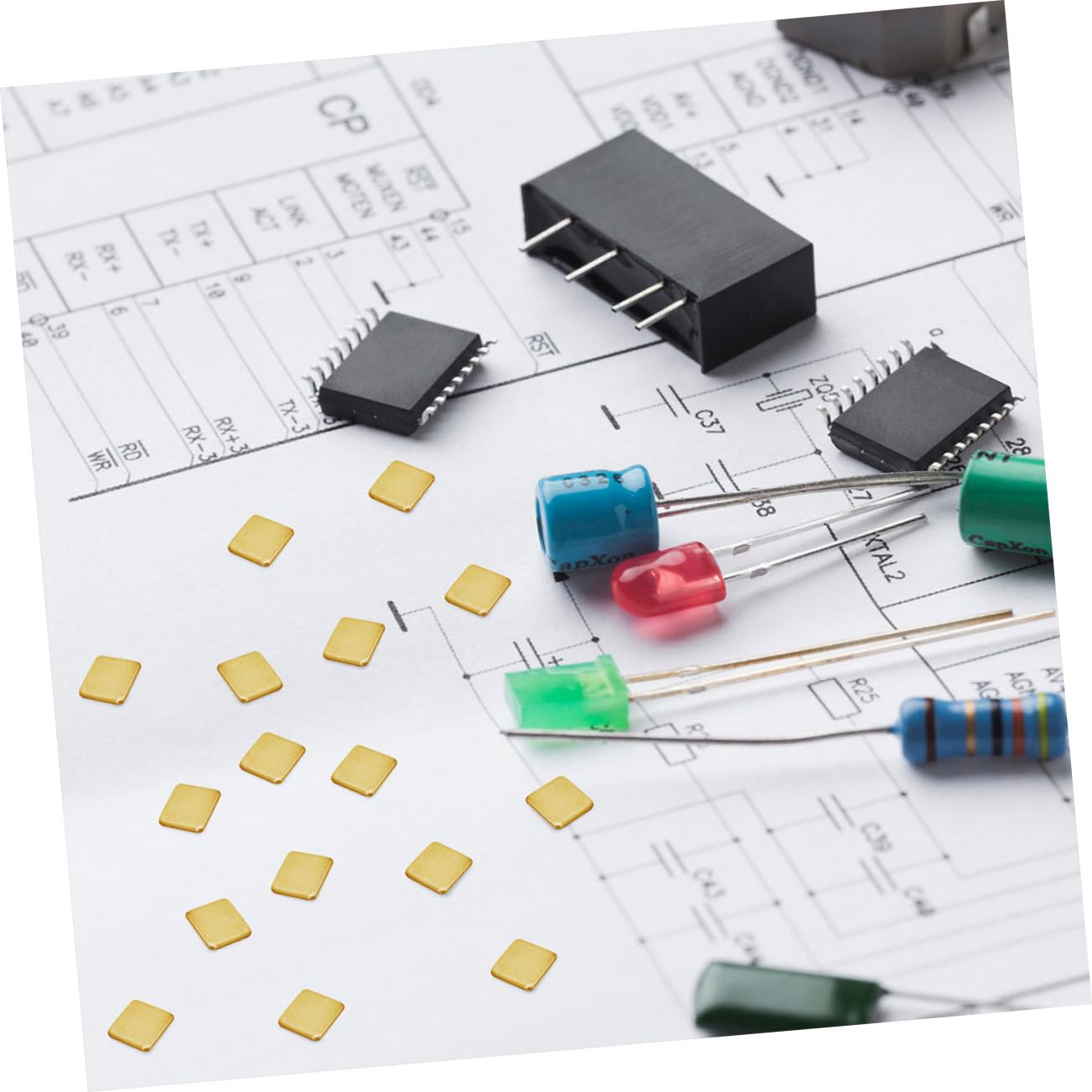 CHILDWEET 300pcs Braided Gold-Plated Jewelry Soldering Tools Jewelry Making Soldering Chip Copper Solder Jewelry Repair Solder Jewelry Precut Solder Gold Plated Copper Golden