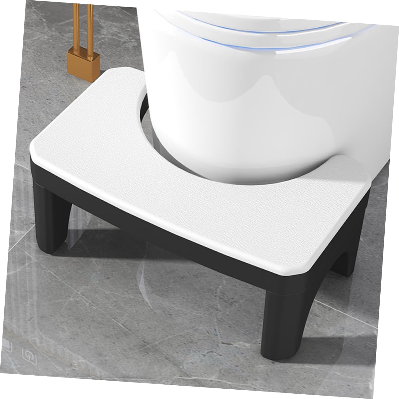 FRCOLOR Large Capacity Squatting Toilet Stool for Adults Potty Stool Seat Footstool for Home