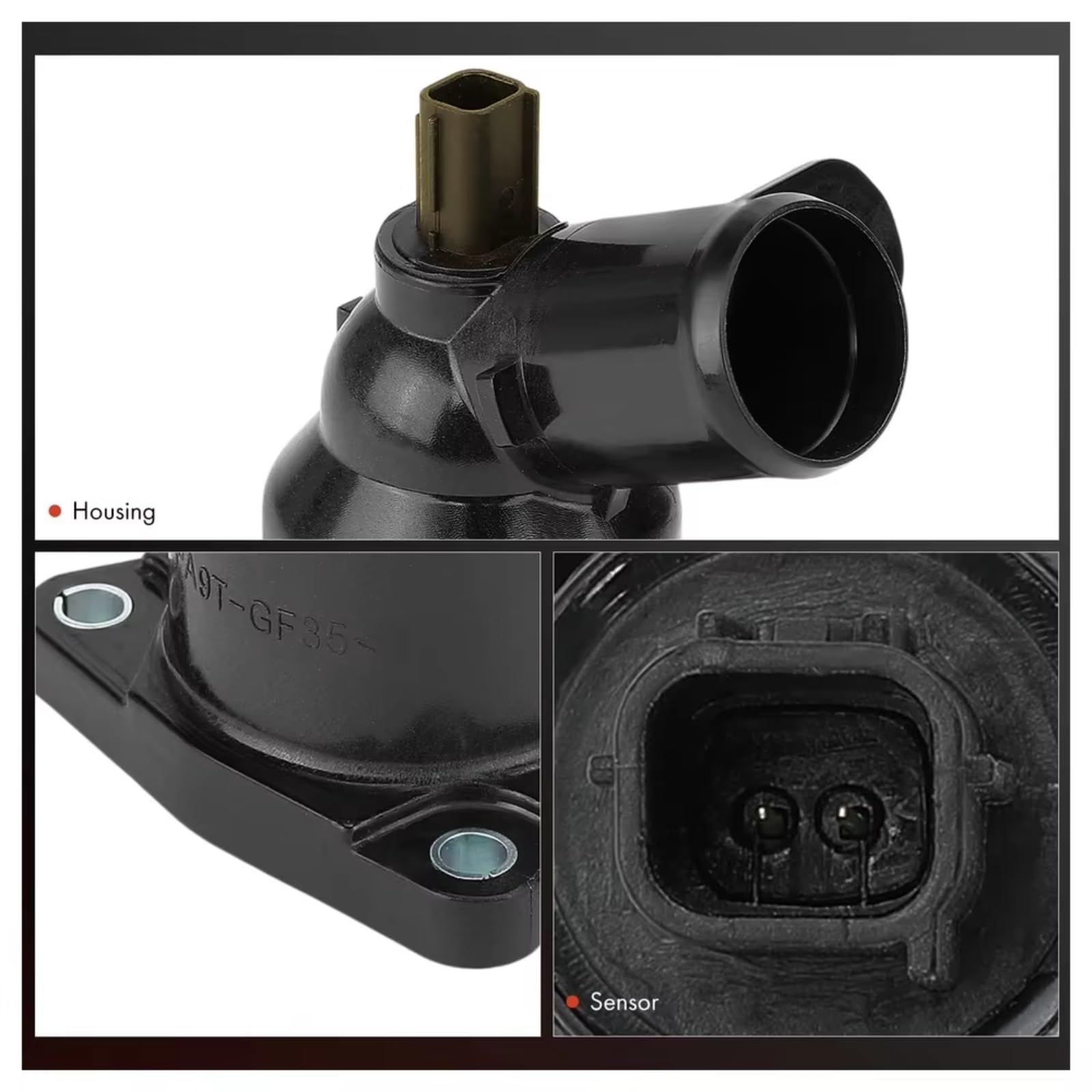 Termostaty silnika samochodowego do Toyoty do Tacoma 3,5 l V6 2016 2017 2018 2019 2020 2021 zestaw obudowy termostatu płynu chłodzącego silnika samochodowego 1603131060