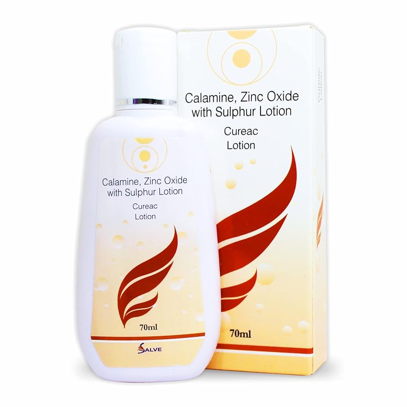 Loção corporal SALVE Cureac com calamina, óxido de zinco e enxofre, 70 mL