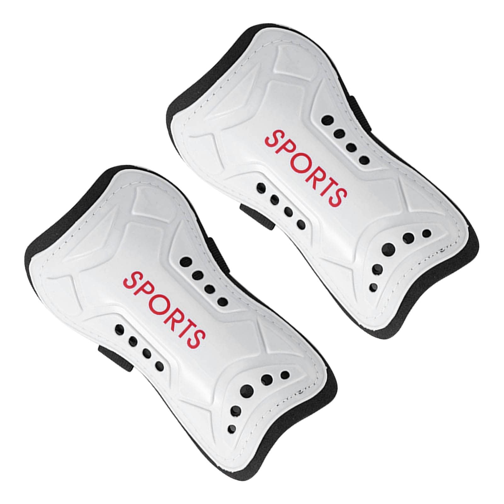 Superlight Soccer Shin Guards Shin Pads, Premium Protection Leg Guard for Youth Adults Men Women, White 1 Pair Suitable for Children and Adults (L)