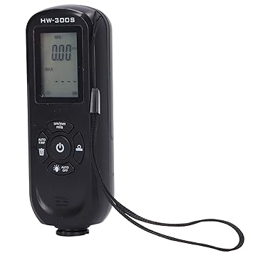 Coating Thickness Gauge,0-2000um Paint Coating Thickness Gauge Meter Paint Depth Meter with Digital Backlight LCD,F/NF Automatic Detection,for Automotive Paint Thickness Measurement (4 Types)(3 )