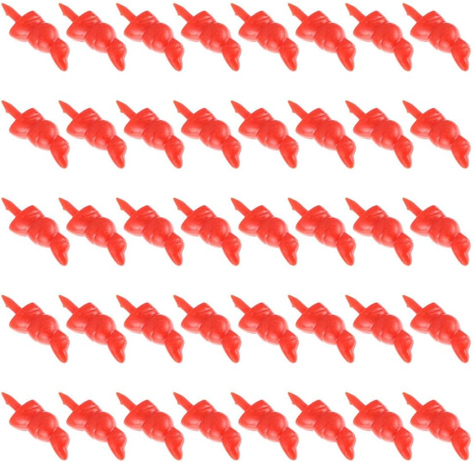 Operitacx 150pcs Snowman Noses Findings for Crafts, Carrot Noses for Snowmen Christmas Craft Decoration 12x23mm