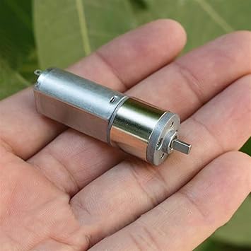 Lfang-DIY Motor DC 3V-6V 5V 58RPM Micro Mini 16mm Gear Motor Full Metal Gearbox Slow Speed Large Torque 1210 DIY Robot Smart Car, high transmission efficiency