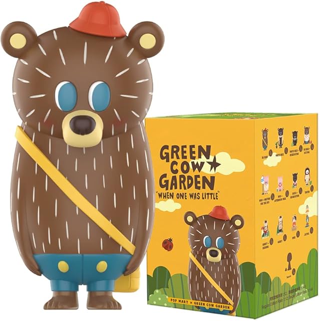 pop mart Green Cow Garden When One Was Little Series 2.5 inches Articulated Character Premium Design gifts for women Fan-Favorite blind box Collectible Toy Art Toy Action Figure