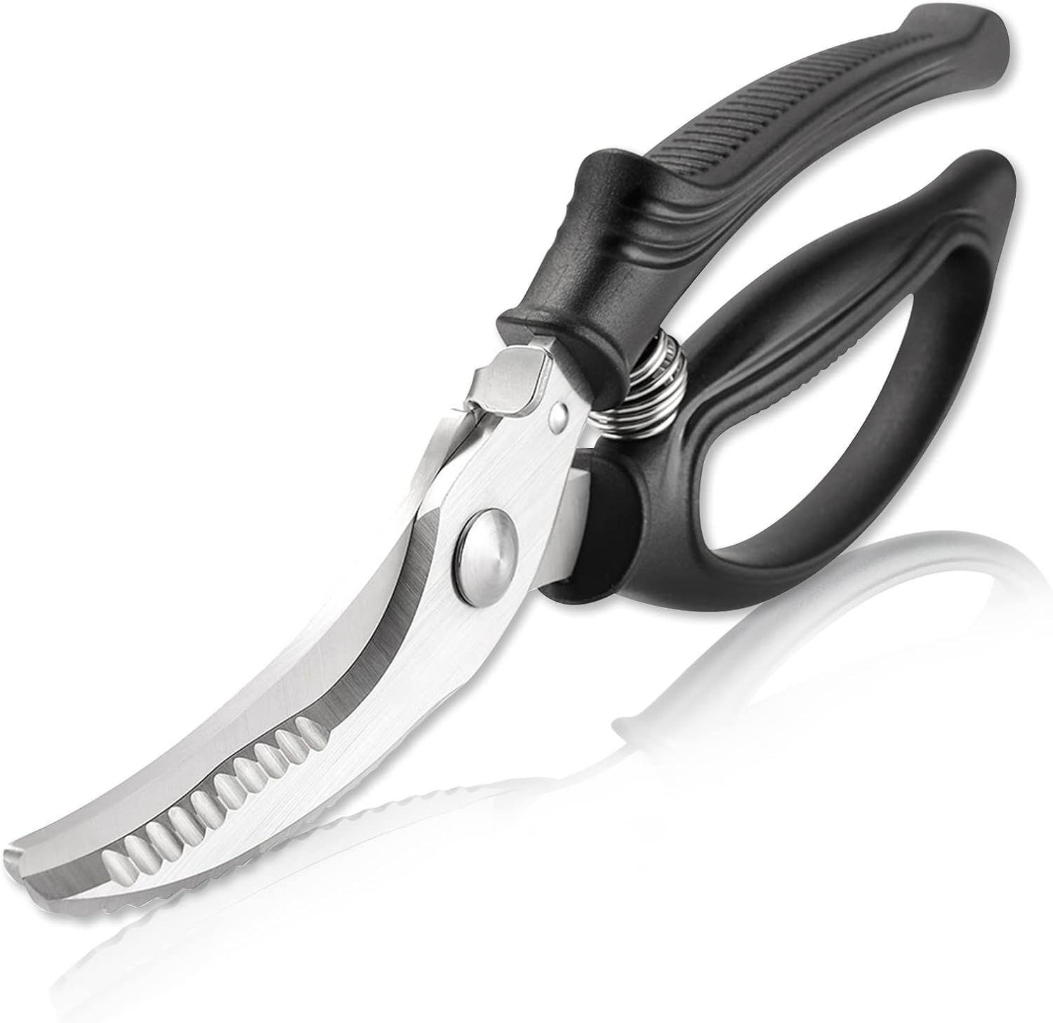 Poultry Shears Heavy Duty Kitchen Scissor AntiRust Chicken Shears with Handle and Safety Lock