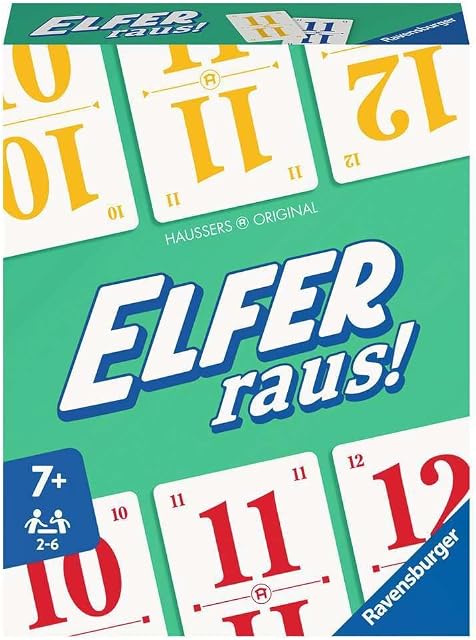 Ravensburger Elfer raus! Der Klassiker, Kartenspiel 2-6 Spieler, Spiel ab 7 Jahren für Kinder und Erwachsene: Das beliebte Kartenspiel für die ganze Familie