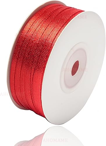 Miniatura 57 de Cinta de satén dorada de 3/4 pulgadas x 25 yardas, cinta de tela de color sólido para envolver regalos, manualidades, fabricación de lazos