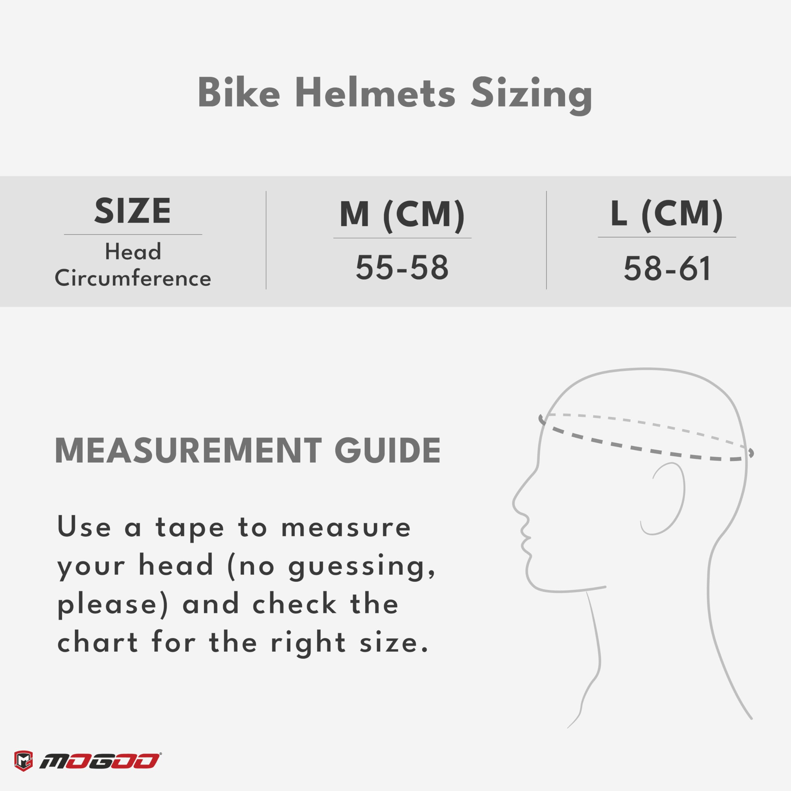 MOGOO Bicycle Helmet for Adults – Protective Aerodynamic Design for Mountain Biking, Road Cycling – with Removable Sun