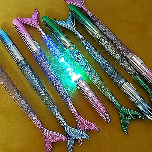 Tera 13 Mermaid Glitter Led Pen For Girls Mermaid Pen Desertcart