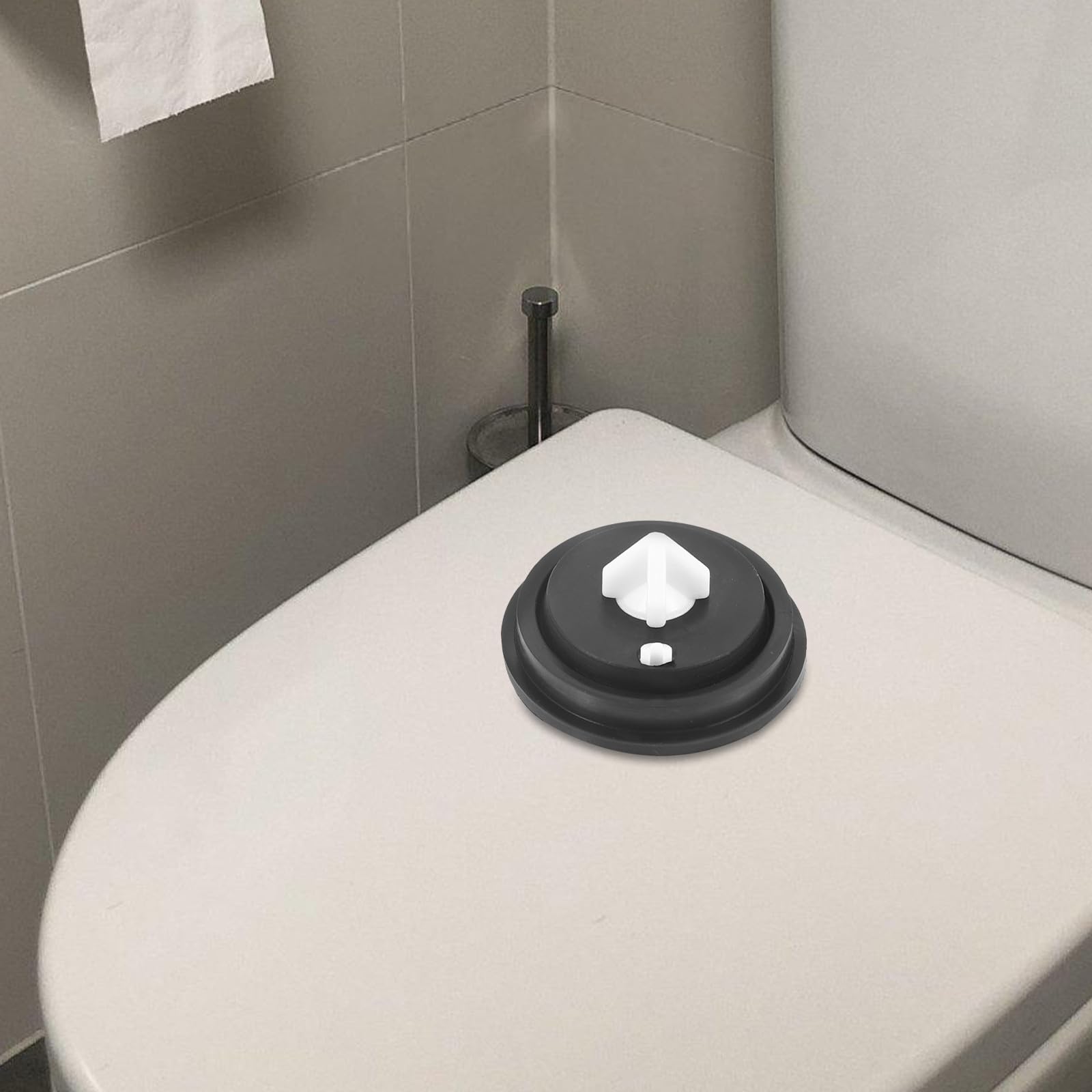 Rondella di Tenuta per Valvola Galleggiante Wc in Gomma Nero, Valvola di Ingresso per Serbatoio Toilette Vintage, Installazione Facile per Casa e Bagno