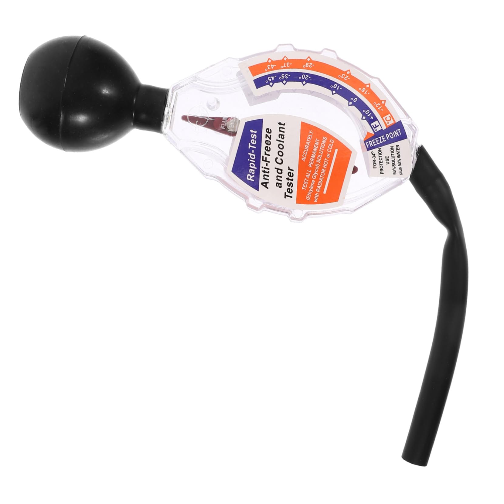 OUNONA Radiator Coolant Dial Type Tester for Car Battery Liquid Measurement Compact Auto Antifreeze Tool with High Precision Versatile Use for Various Vehicles