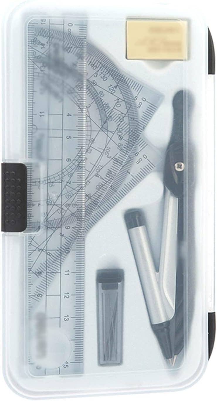 Compass Geometry Tool Compass Professional Drawing Tools Set Multifunctional Compass Learning Special Math Geometry Drawing Math Supplies Drafting Tools Geometry Tool Set (Color : B)