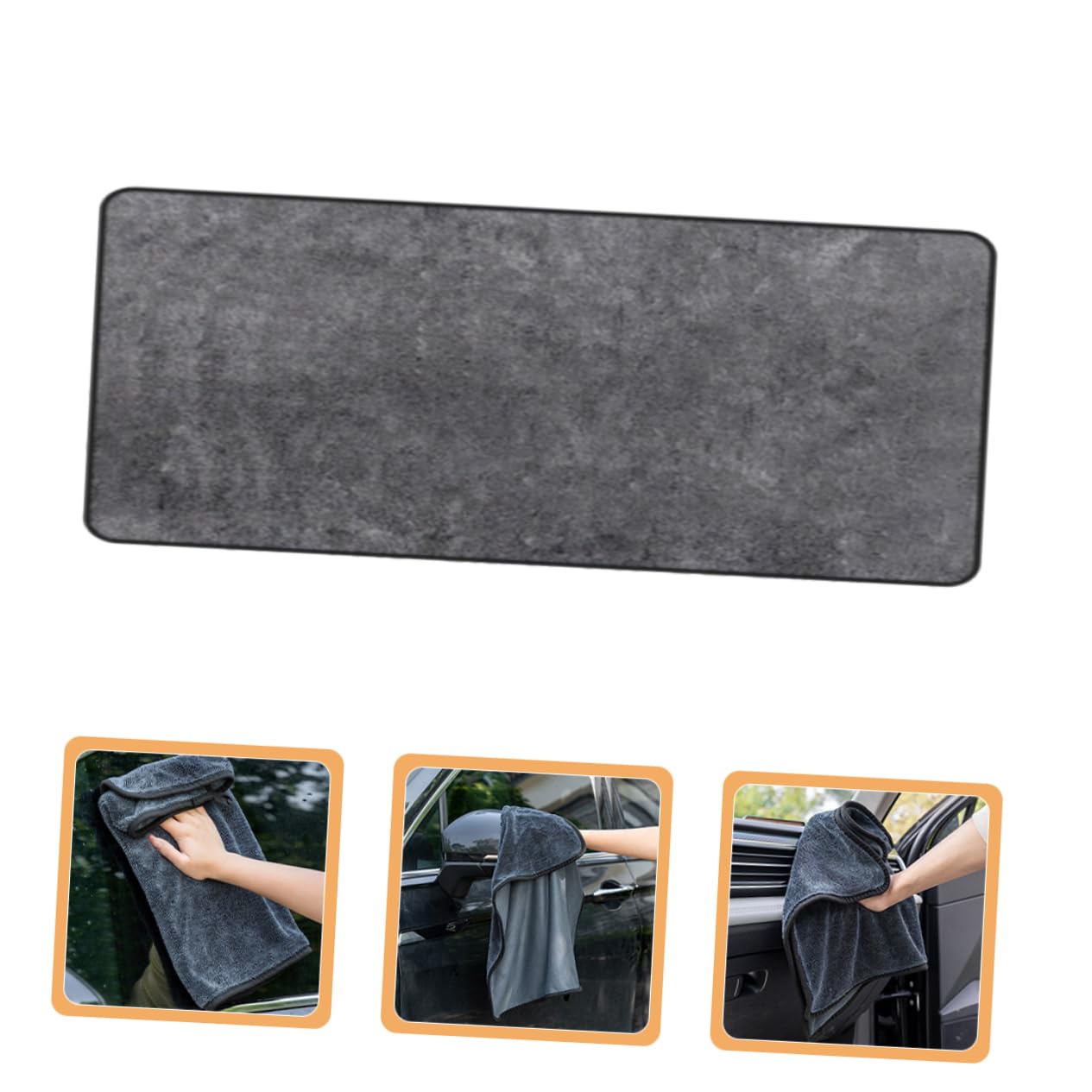Alipis Panno in Microfibra per Asciugatura Auto 60x160cm Morbido e Spesso per Pulizia Accurata senza Graffi per Cura Veicoli