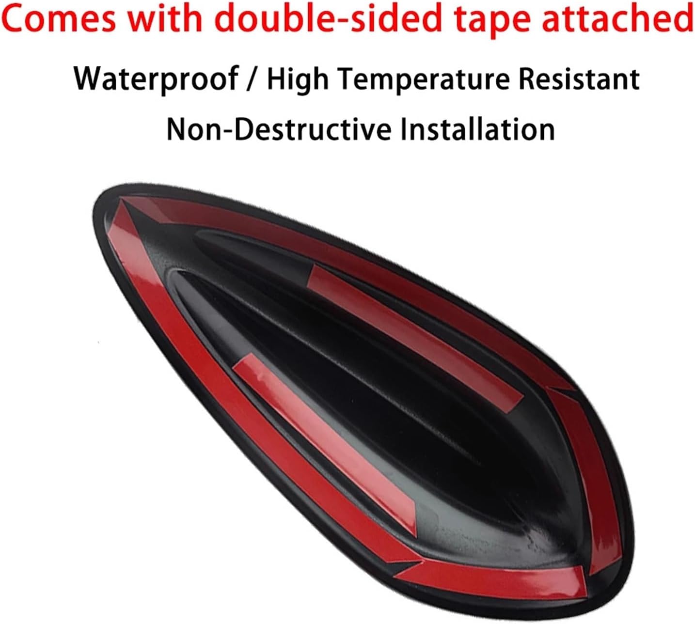 Gloss Black Shark Fin Antenna Cover Compatible for BMW F22 F30 F34 123457 Series X1 X3 F80 F87 F32 F36 F82 G11 G20 G12 G30 M2 M3 M4(Glossy Black A)