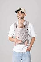 Vista 7 de Mabē Monarch Portabebés Ergonómico – Portabebés de Algodón Premium de Estructura Suave para Recién Nacidos a Niños Pequeños con Diseño Saludable