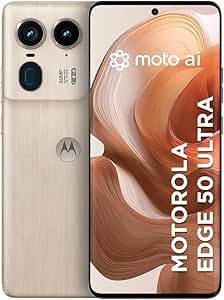  Smartphone Motorola Edge 50 Ultra 5G - 512GB 24GB (12GB RAM+12GB Ram 
Boost) 50MP Ultra-Pixel AI Camera IP68 NFC - Wood 