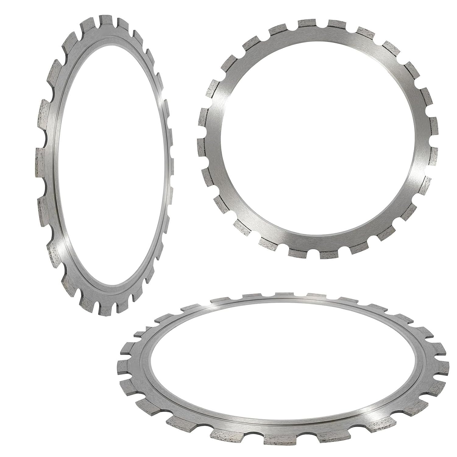 Lame De Scie Annulaire Pour Béton, Lame De Scie Annulaire Spéciale Pour Béton, Diamètre 16 Po/20 Po/24 Po, Profondeur De Coupe : 12 Po/16 Po/20 Po, Pour Bois, Briques, Aluminium Et Barres 24in